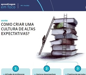 Ilustração do boletim Gestores e professores têm papel essencial na criação dessa cultura
