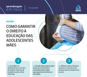 Ilustração do boletim Gravidez na adolescência é um dos principais fatores de evasão escolar