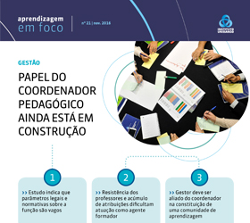 Ilustração do boletim Estudo indica que normativas sobre coordenador pedagógico são vagas