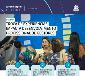 Ilustração do boletim Construção coletiva de conhecimento também é possível no ambiente profissional