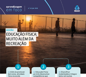 Ilustração do boletim O esporte é considerado atividade fundamental para o desenvolvimento humano