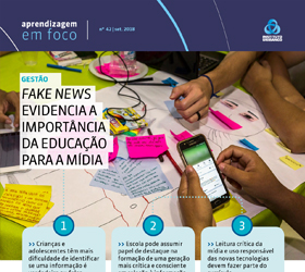 Ilustração do boletim Materiais de organizações podem ajudar gestores a incluir o tema nas escolas