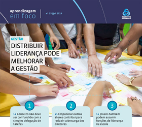 Ilustração do boletim Distribuir liderança pode melhorar a gestão