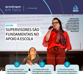 Ilustração do boletim Supervisores são fundamentais no apoio à escola