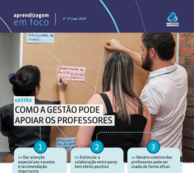 Ilustração do boletim Como a gestão pode apoiar os professores