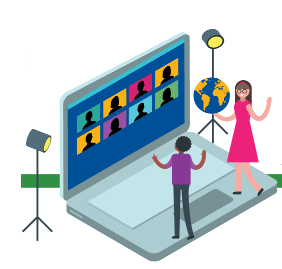 Ilustração do edital Como escolas estão se preparando para o Enem e se adaptando ao ensino remoto