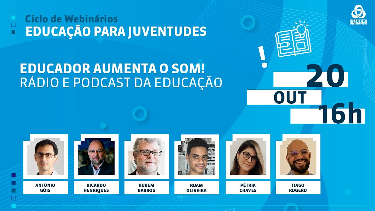 Webinário reúne especialistas para debater papel de rádios e podcasts na Educação
